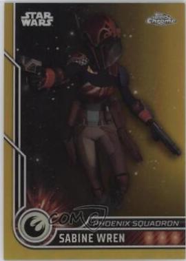 2023 Topps Chrome Sabine Wren [Gold Refractor] #34 card