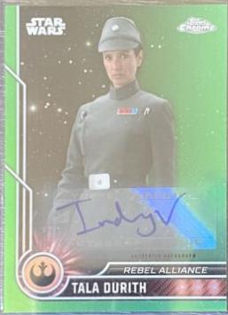 2023 Topps Chrome Tala Durith [Green Refractor] #14 card