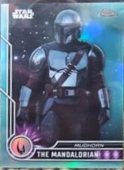 2023 Topps Chrome The Mandalorian [Aqua Refractor] #97 card