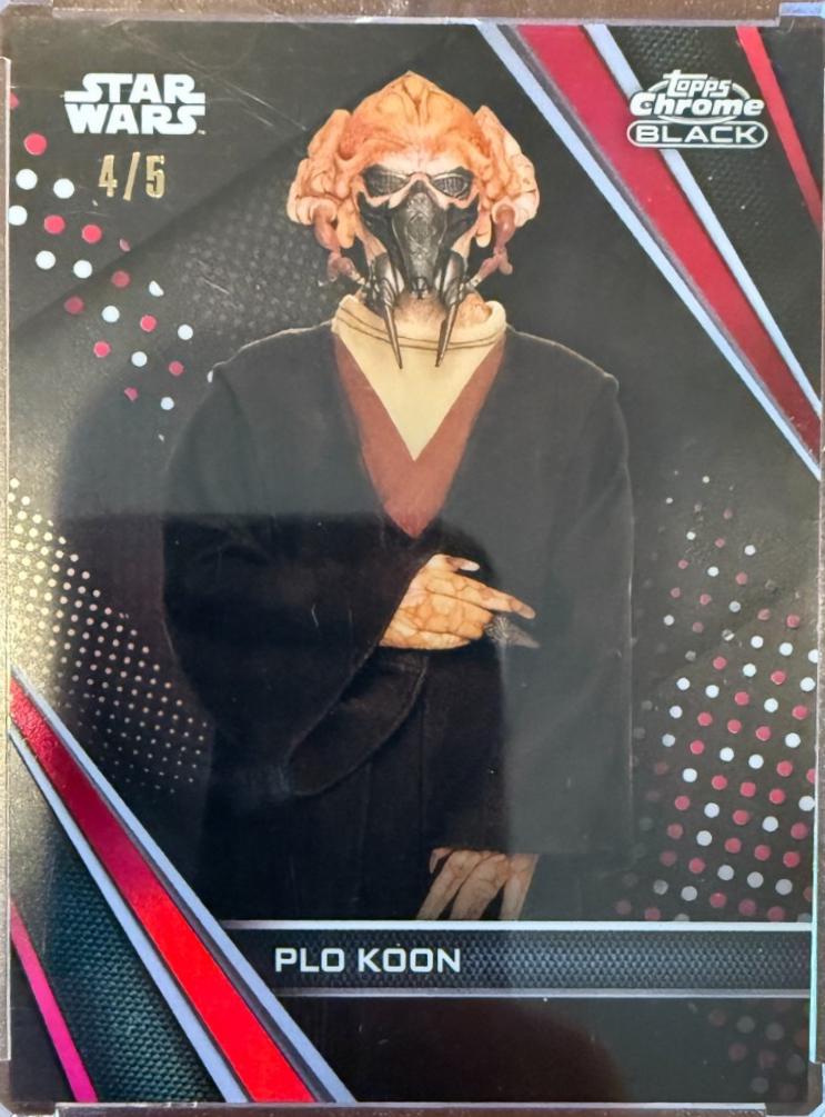 2023 Topps Chrome The Mandalorian [Red Refractor] #97 card