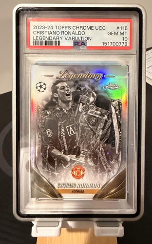 2023 Topps Chrome UEFA Club Cristiano Ronaldo [Legendary Variation] #115 card