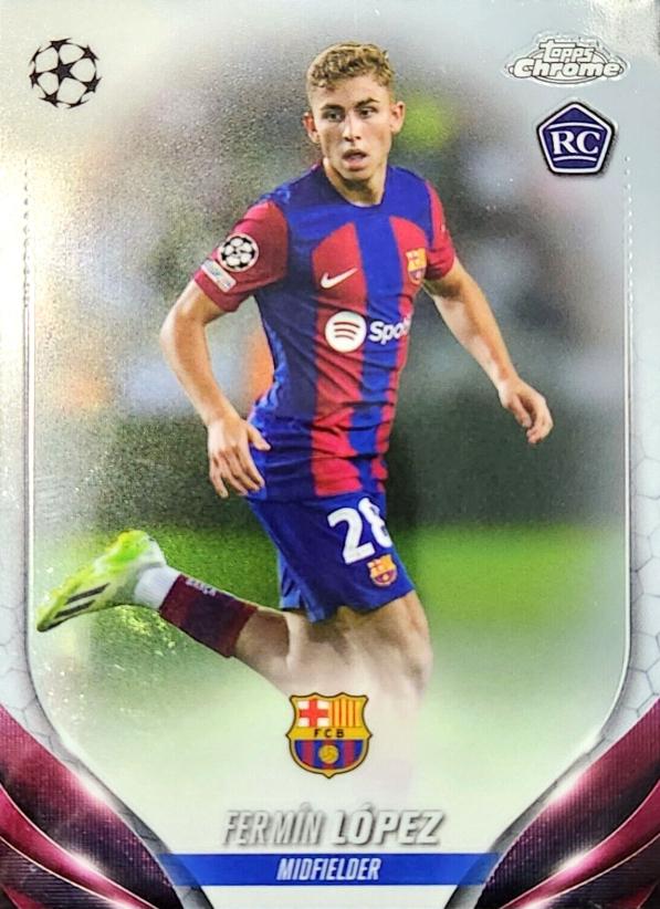 2023 Topps Chrome UEFA Club Fermin Lopez #38 card