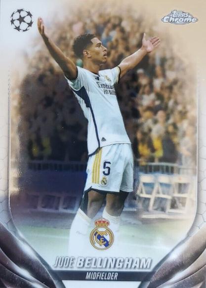 2023 Topps Chrome UEFA Club Jude Bellingham #112 card
