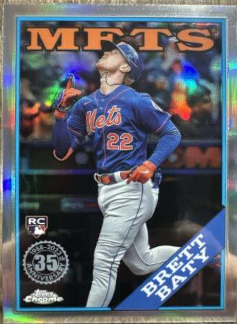 2023 Topps Chrome Update 1988 Brett Baty #88CU-15 card