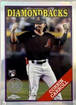 2023 Topps Chrome Update 1988 Corbin Carroll #88CU-20 card