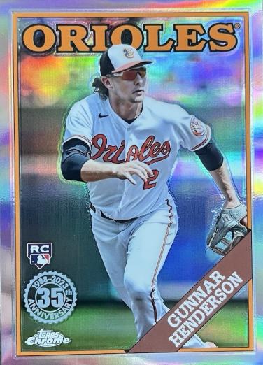 2023 Topps Chrome Update 1988 Gunnar Henderson #88CU-8 card