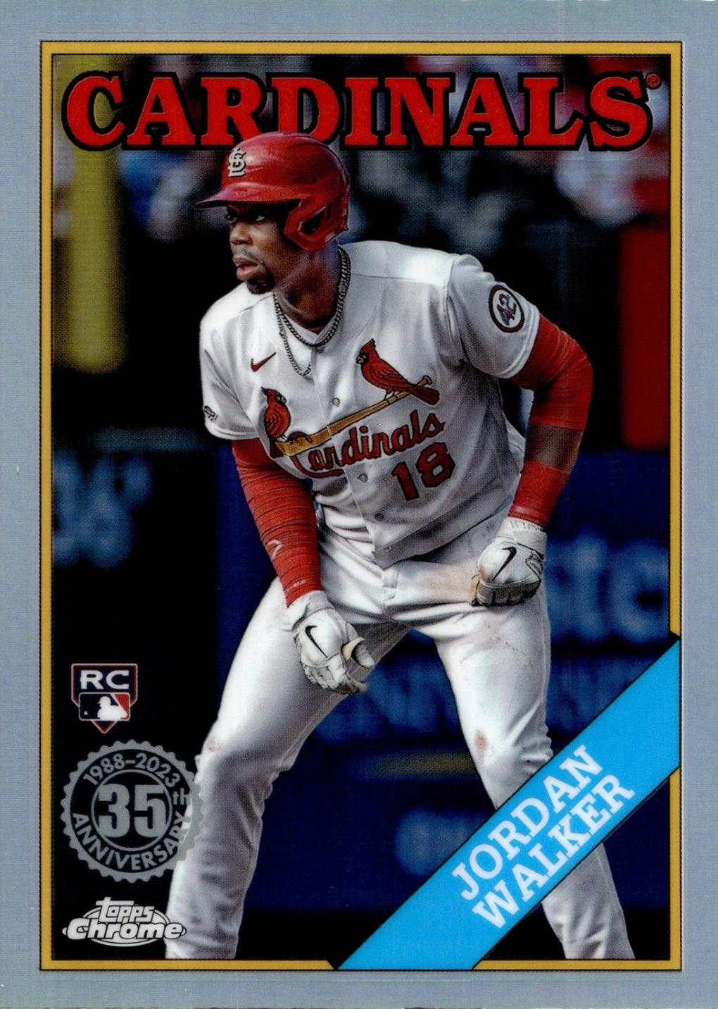 2023 Topps Chrome Update 1988 Jordan Walker #88CU-18 card