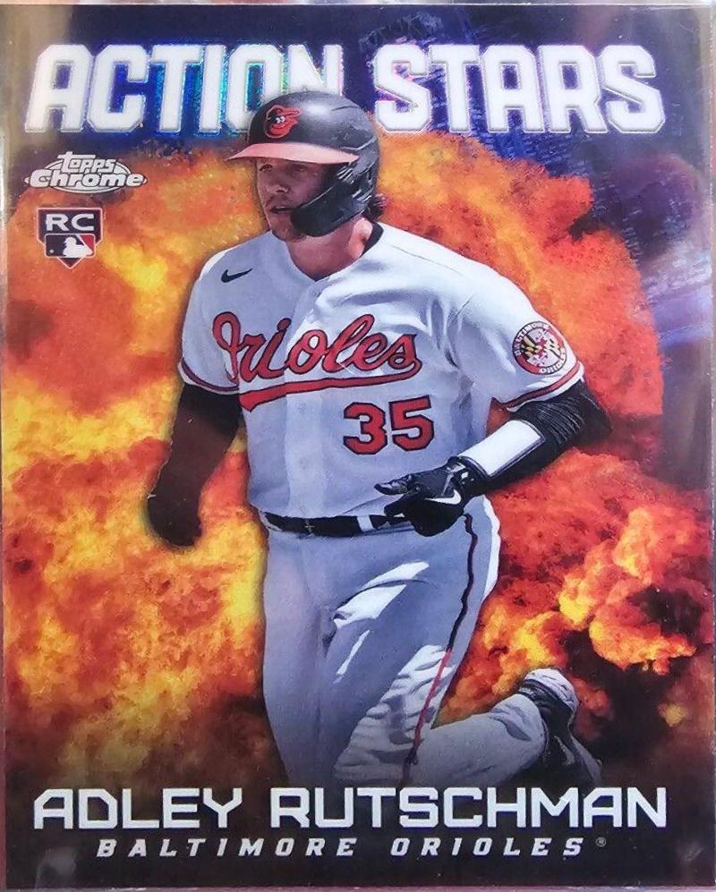 2023 Topps Chrome Update Action Stars Adley Rutschman #ASC-1 card