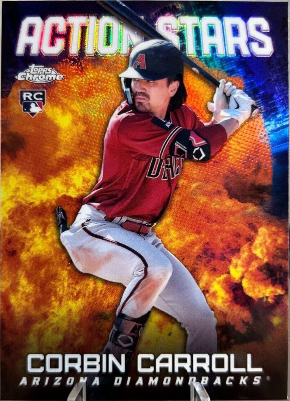 2023 Topps Chrome Update Action Stars Corbin Carroll #ASC-3 card