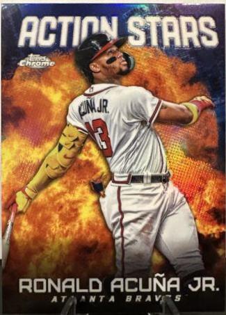 2023 Topps Chrome Update Action Stars Ronald Acuna Jr. #ASC-5 card