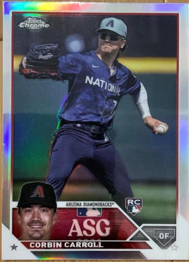 2023 Topps Chrome Update All Star Game Corbin Carroll #ASGC-34 card