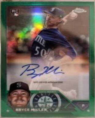 2023 Topps Chrome Update Autographs Bryce Miller #AC-BMI card