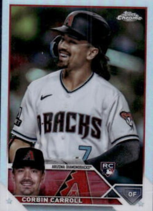 2023 Topps Chrome Update Corbin Carroll [SP Variation] #USC220 card