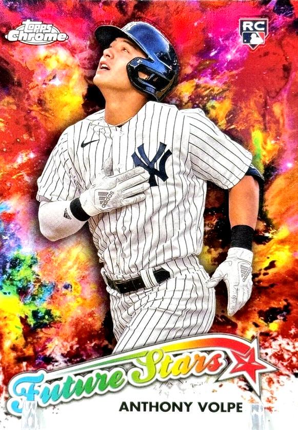 2023 Topps Chrome Update Future Stars Anthony Volpe #FSU-6 card