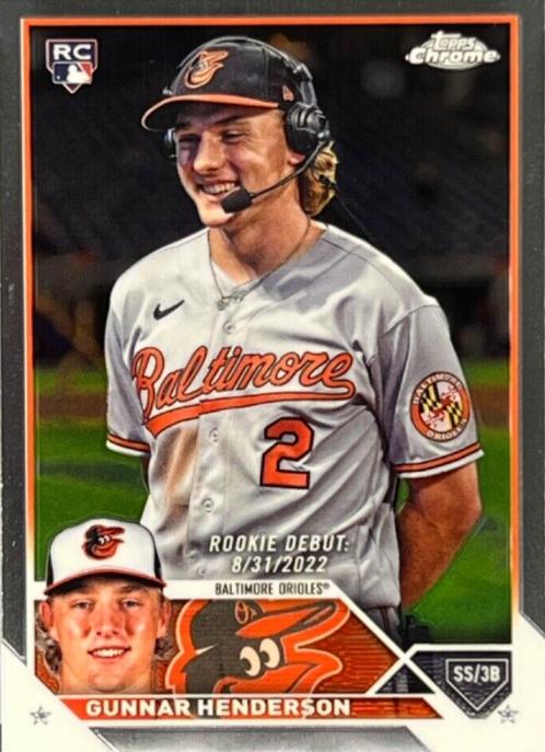 2023 Topps Chrome Update Gunnar Henderson #USC208 card