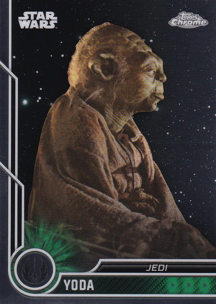 2023 Topps Chrome Yoda #51 card