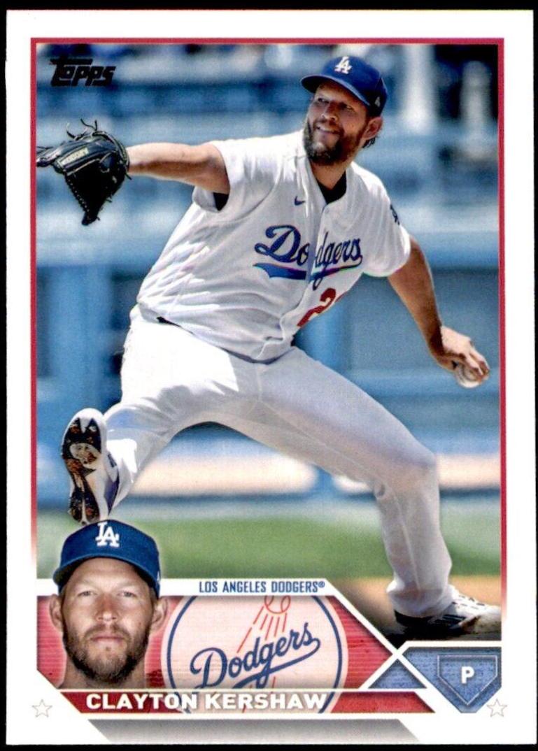 2023 Topps Clayton Kershaw #22 card