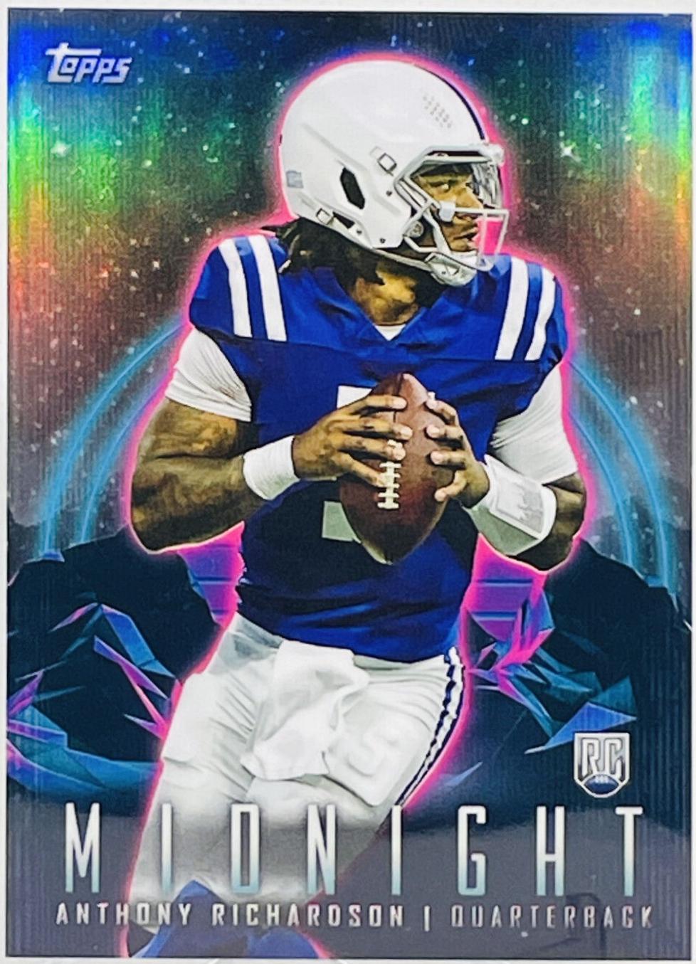 2023 Topps Composite Anthony Richardson [Midnight Midnight] #322 card