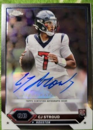 2023 Topps Composite Chrome Autograph CJ Stroud #TCA-CS card