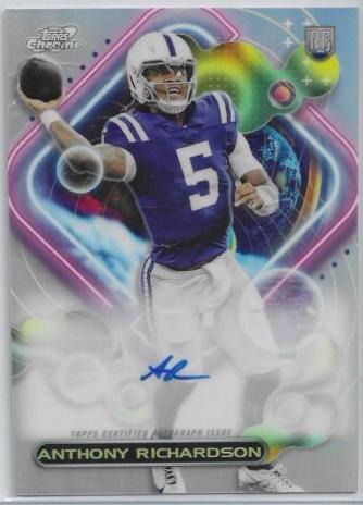 2023 Topps Composite Cosmic Chrome Autograph Anthony Richardson #CCA-AR card
