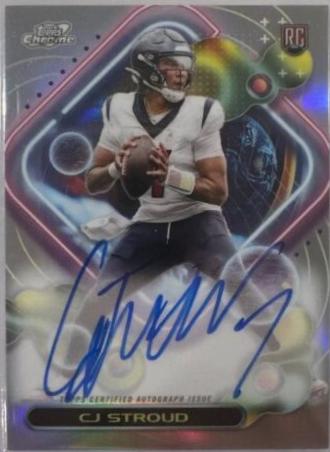 2023 Topps Composite Cosmic Chrome Autograph CJ Stroud #CCA-CS card