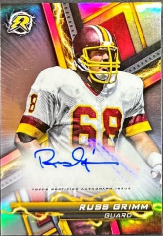 2023 Topps Composite Resurgence Signature Russ Grimm #RA-RGU card