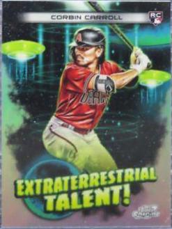 2023 Topps Cosmic Chrome Extraterrestrial Talent Corbin Carroll #ET-7 card