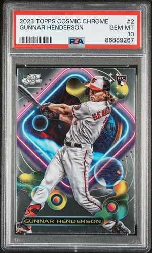 2023 Topps Cosmic Chrome Gunnar Henderson #2 card