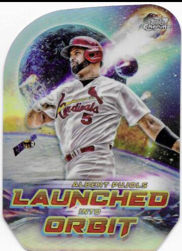 2023 Topps Cosmic Chrome Launched Into Orbit Albert Pujols #LIO-17 card