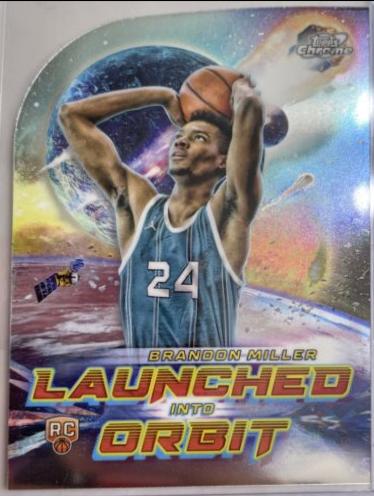 2023 Topps Cosmic Chrome Launched Into Orbit Brandon Miller #LIO-3 card