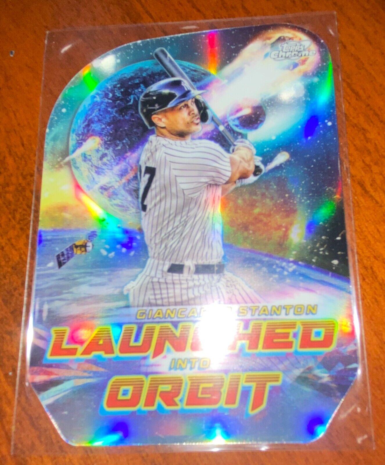 2023 Topps Cosmic Chrome Launched Into Orbit Giancarlo Stanton #LIO-15 card