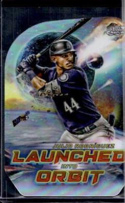2023 Topps Cosmic Chrome Launched Into Orbit Julio Rodriguez #LIO-9 card