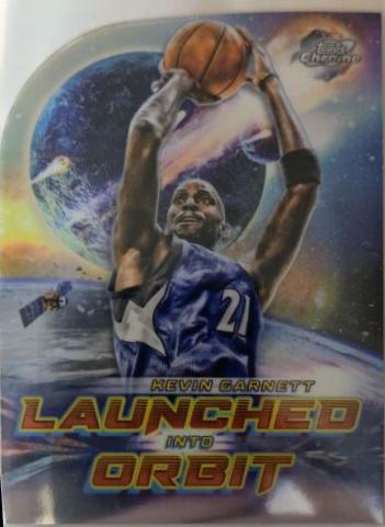 2023 Topps Cosmic Chrome Launched Into Orbit Kevin Garnett #LIO-23 card