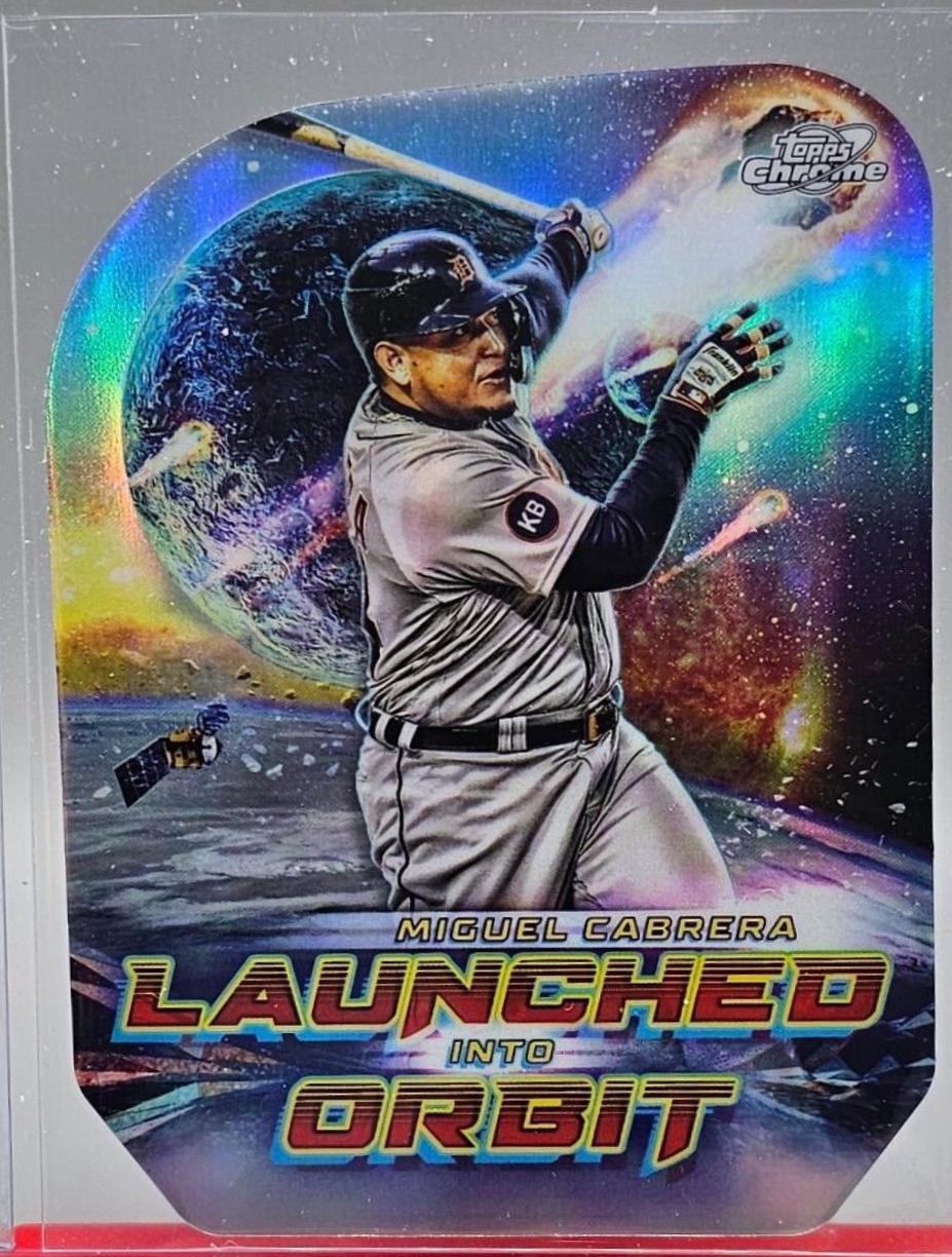 2023 Topps Cosmic Chrome Launched Into Orbit Miguel Cabrera #LIO-8 card