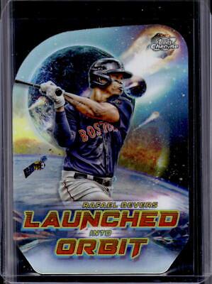 2023 Topps Cosmic Chrome Launched Into Orbit Rafael Devers #LIO-4 card