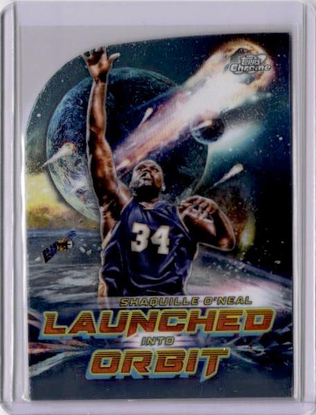 2023 Topps Cosmic Chrome Launched Into Orbit Shaquille O'Neal #LIO-21 card