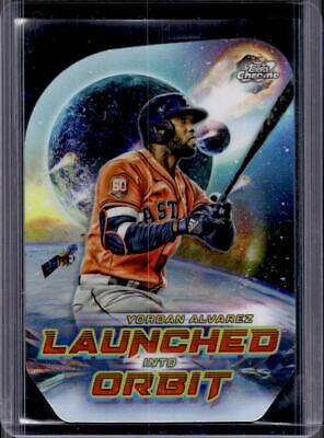 2023 Topps Cosmic Chrome Launched Into Orbit Yordan Alvarez #LIO-13 card