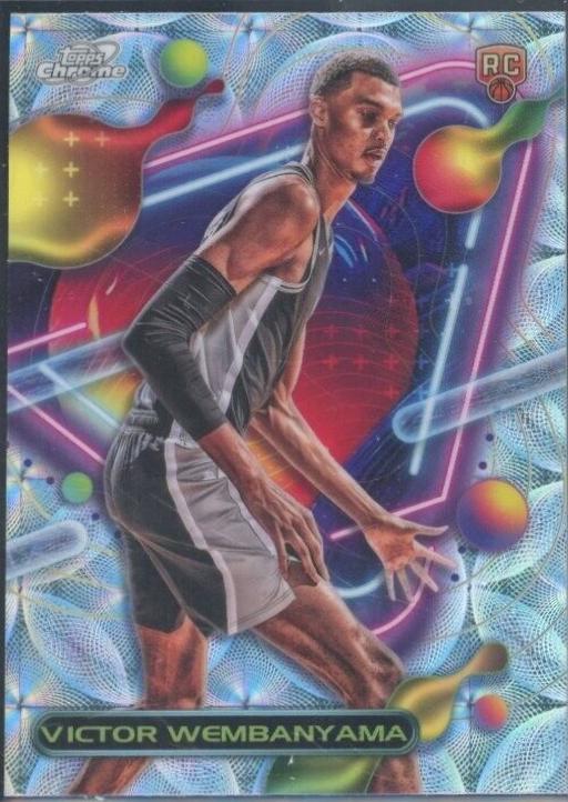 2023 Topps Cosmic Chrome Victor Wembanyama [Nucleus Refractor] #151 card