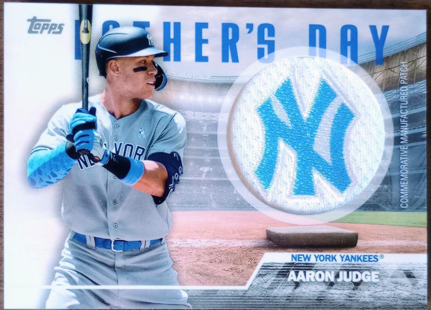 2023 Topps Father's Day Team Patch Aaron Judge #FD-AJU card