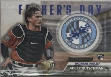 2023 Topps Father's Day Team Patch Adley Rutschman #FD-AR card