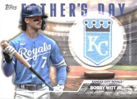 2023 Topps Father's Day Team Patch Bobby Witt Jr. #FD-BW card