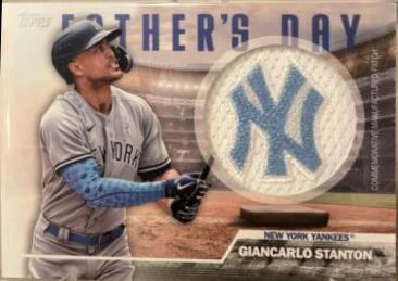 2023 Topps Father's Day Team Patch Giancarlo Stanton #FD-GST card