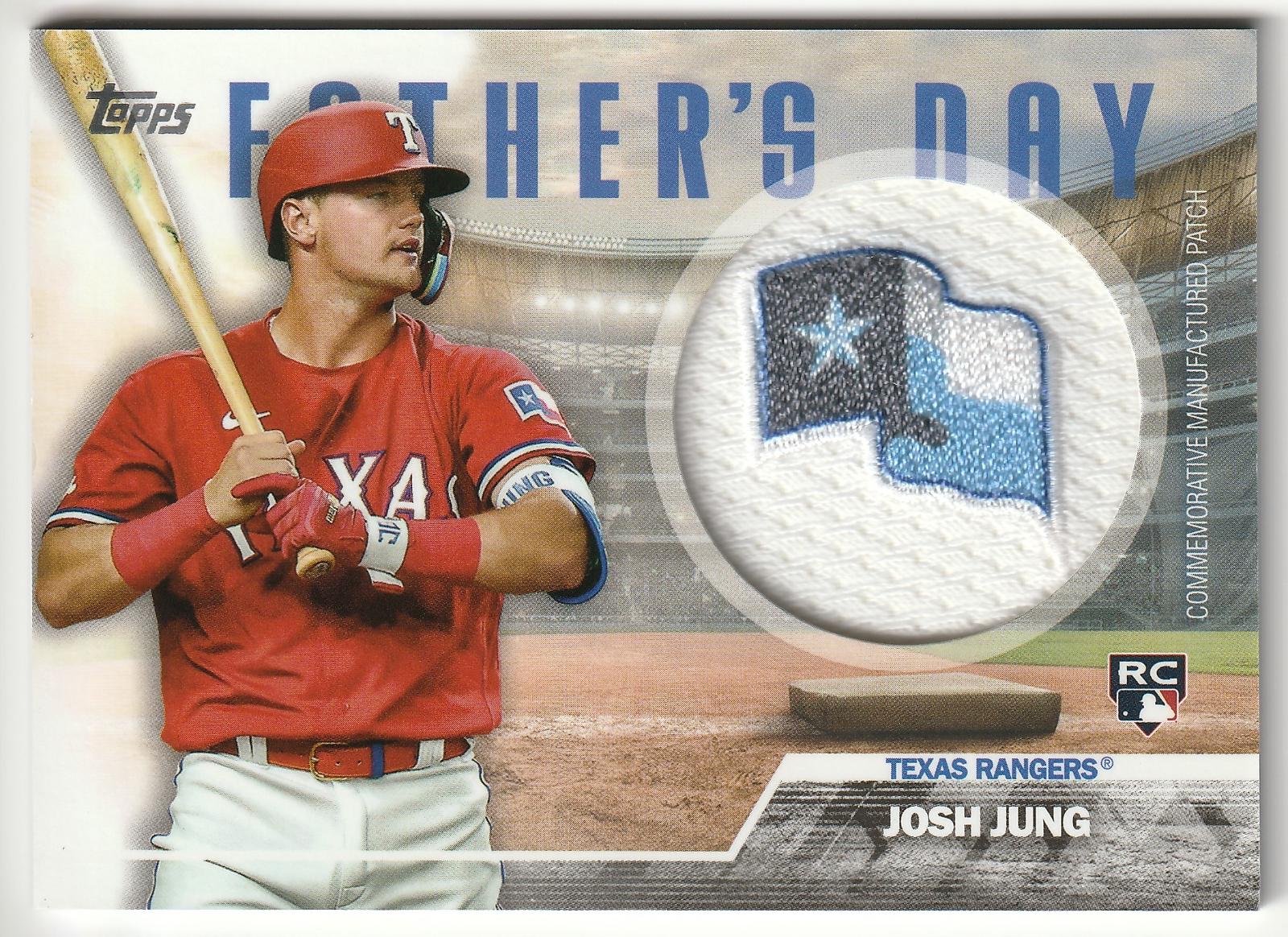 2023 Topps Father's Day Team Patch Josh Jung #FD-JJ card