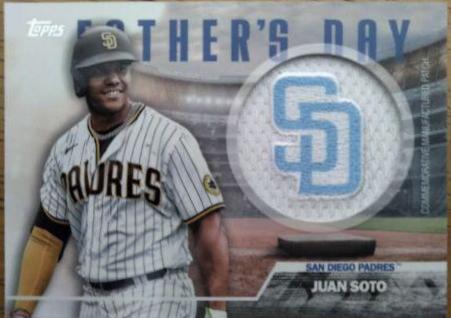 2023 Topps Father's Day Team Patch Juan Soto #FD-JS card