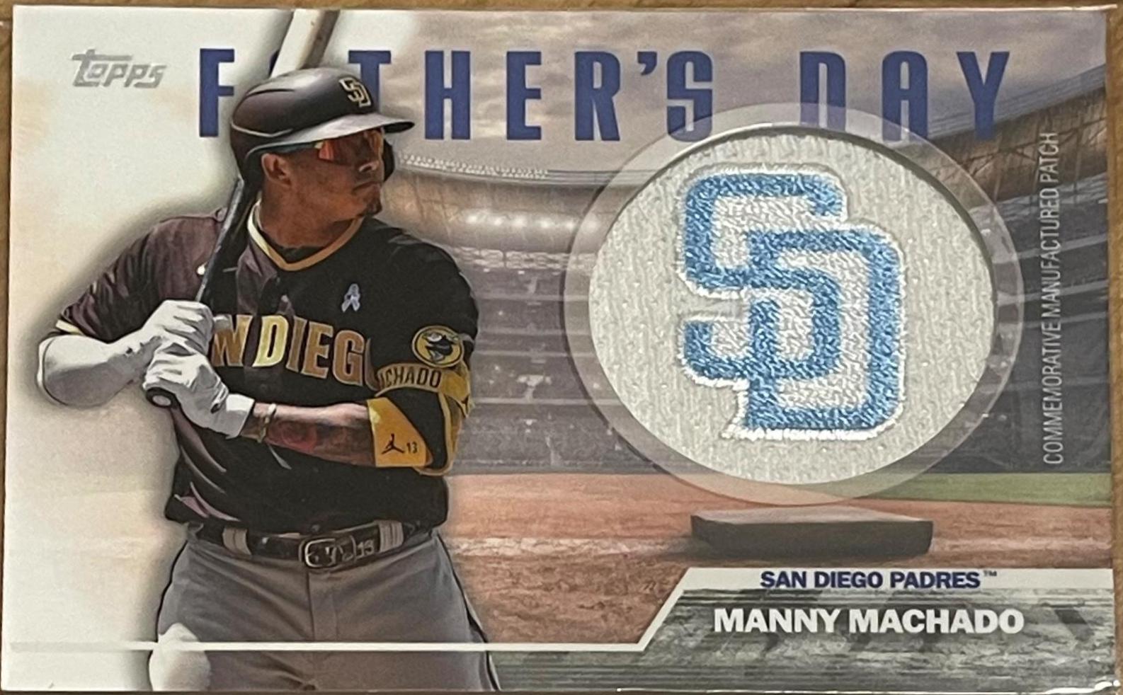 2023 Topps Father's Day Team Patch Manny Machado #FD-MM card