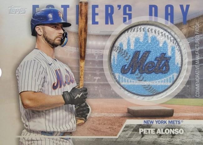 2023 Topps Father's Day Team Patch Pete Alonso #FD-PA card