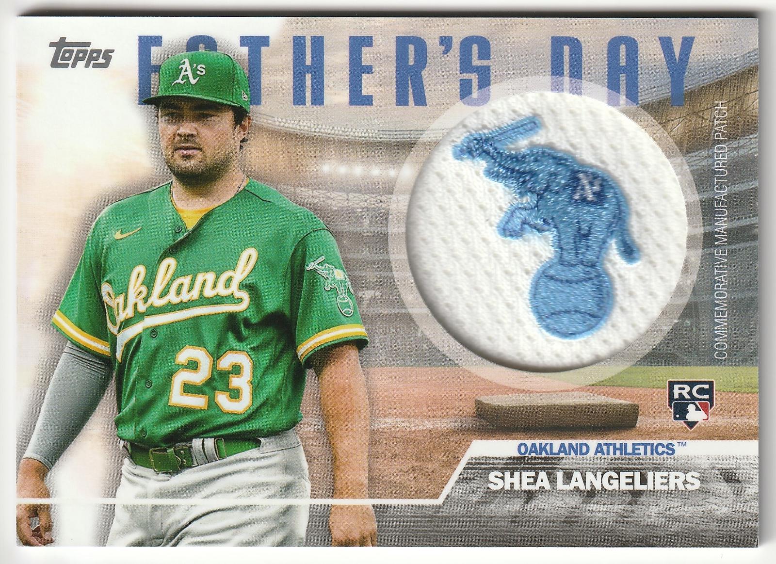 2023 Topps Father's Day Team Patch Shea Langeliers #FD-SL card