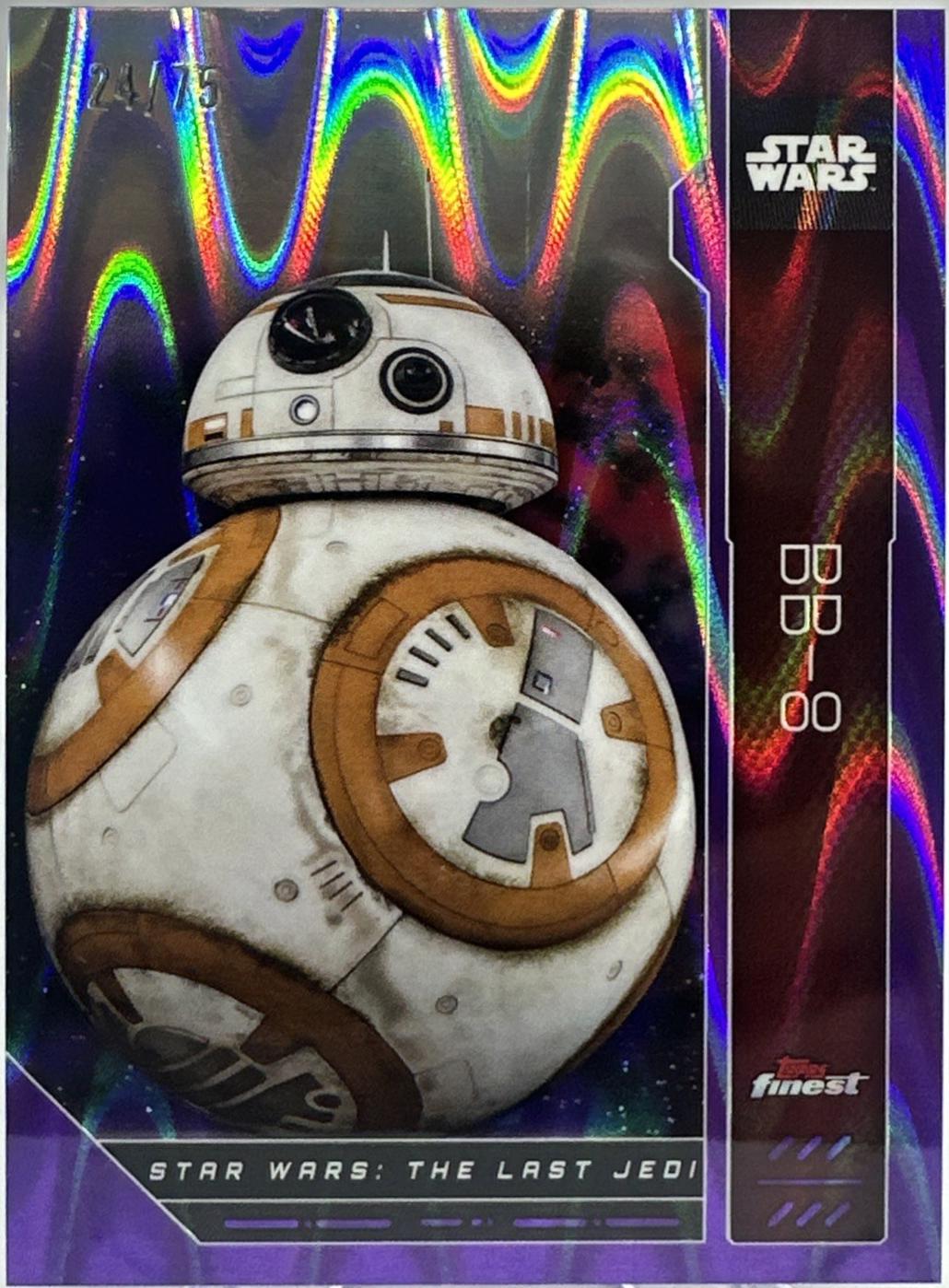 2023 Topps Finest BB-8 [Purple RayWave Refractor] #FN-38 card