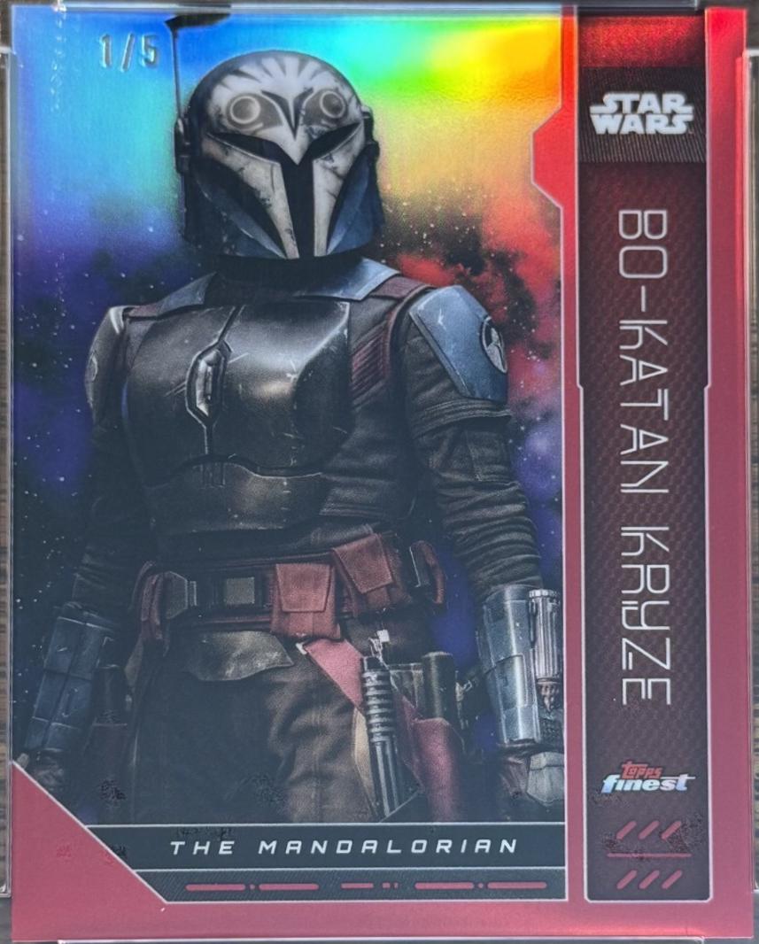 2023 Topps Finest Bo-Katan Kryze [Red Refractor] #FN-96 card
