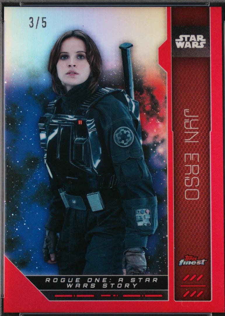 2023 Topps Finest Jyn Erso [Red Refractor] #FN-71 card